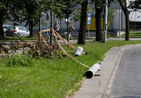 Mirtinos BMW avarijos vieta Žirmūnuose