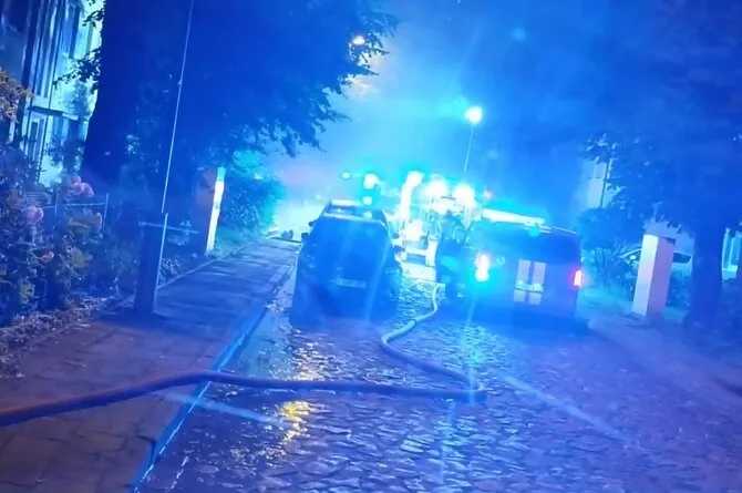 Photo by Rolandas Žalgevičius/Fire in Klaipėda