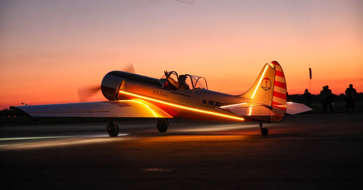Aviation festival in Kaunas: world-renowned pilots, historic aircraft, and an impressive twilight show