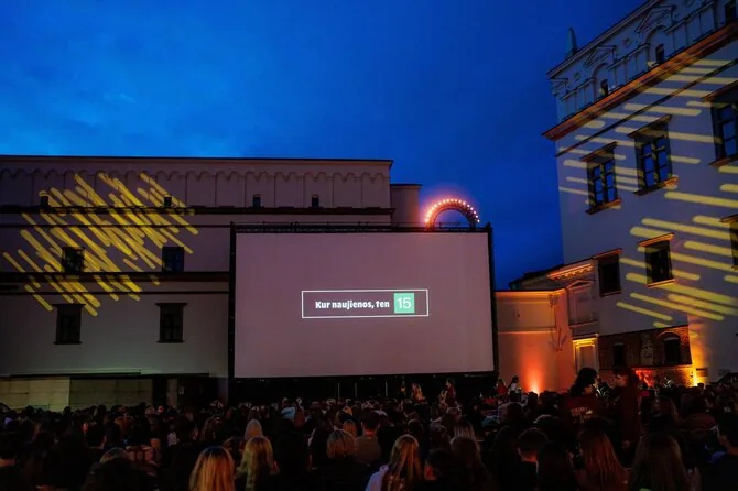 Gretos Skaraitienės / BNS photo / 'Cinema Under the Stars' opening