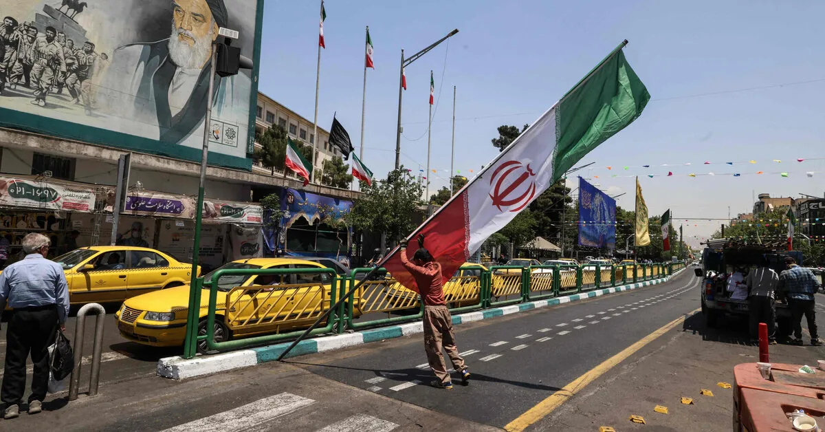 Iranian media reports on US strikes around Iran's Qeshm Island