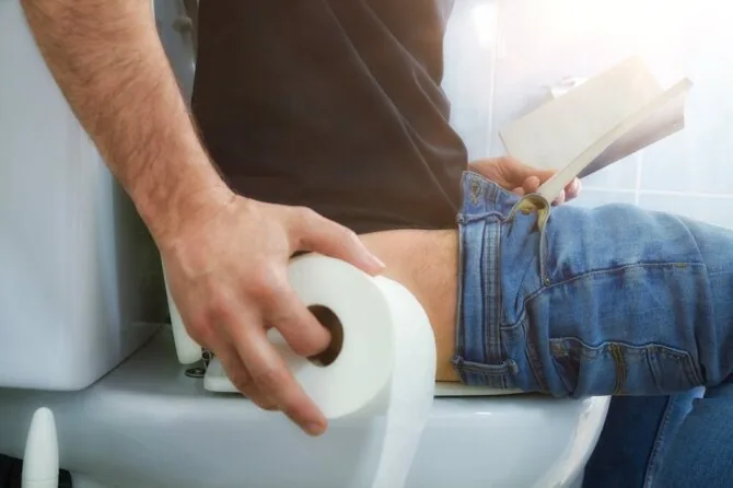 Shutterstock photo/In the toilet