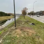 Two boys riding a scooter were injured on the Nemunas riverbank