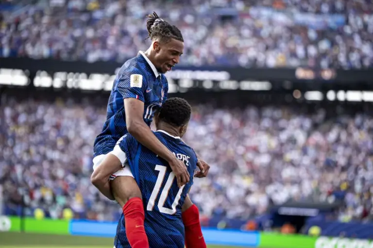 Scanpix photo/Michael Olise, Kylian Mbappe