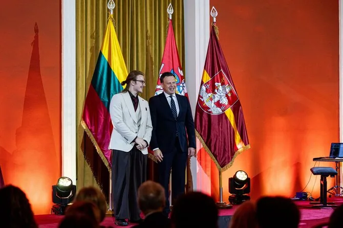 Paulius Peleckis / BNS photo / Vilnius City Perfect Scorers' Honoring Ceremony at the City Hall