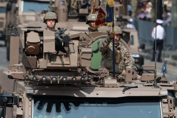 France demonstrated military power and unity with allies during the National Day parade