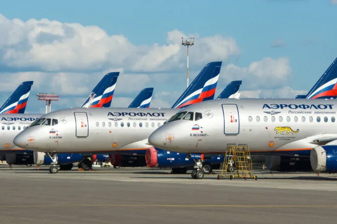 Shutterstock photo / Aeroflot planes