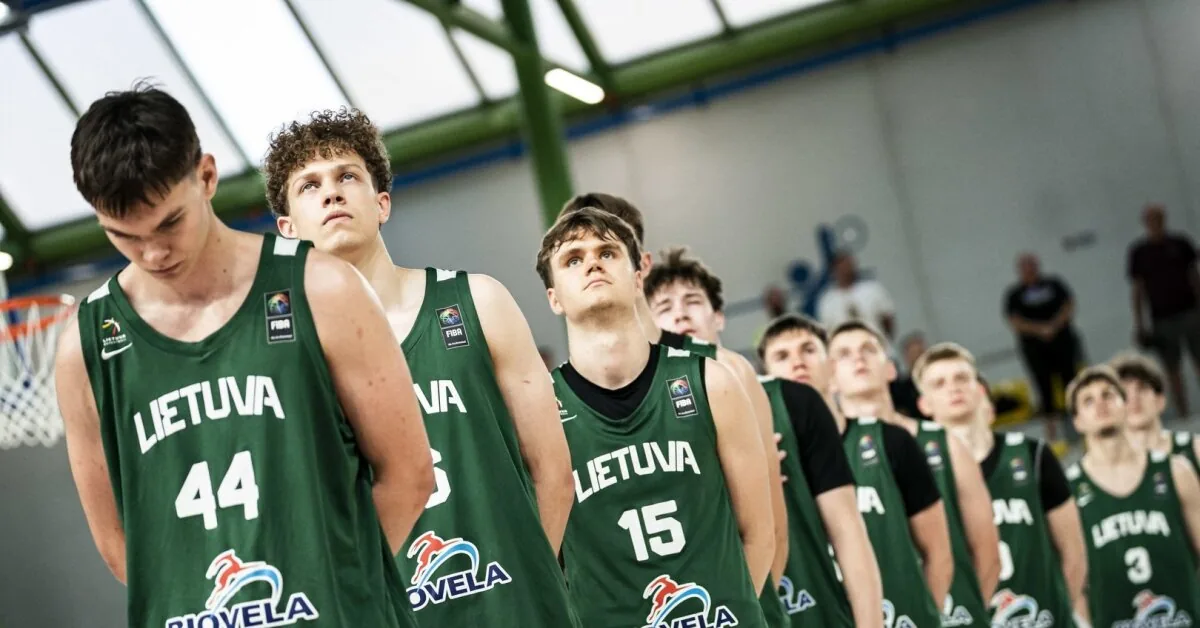 Despite Štombergas' beastly performance – the U18s started the championship with a defeat