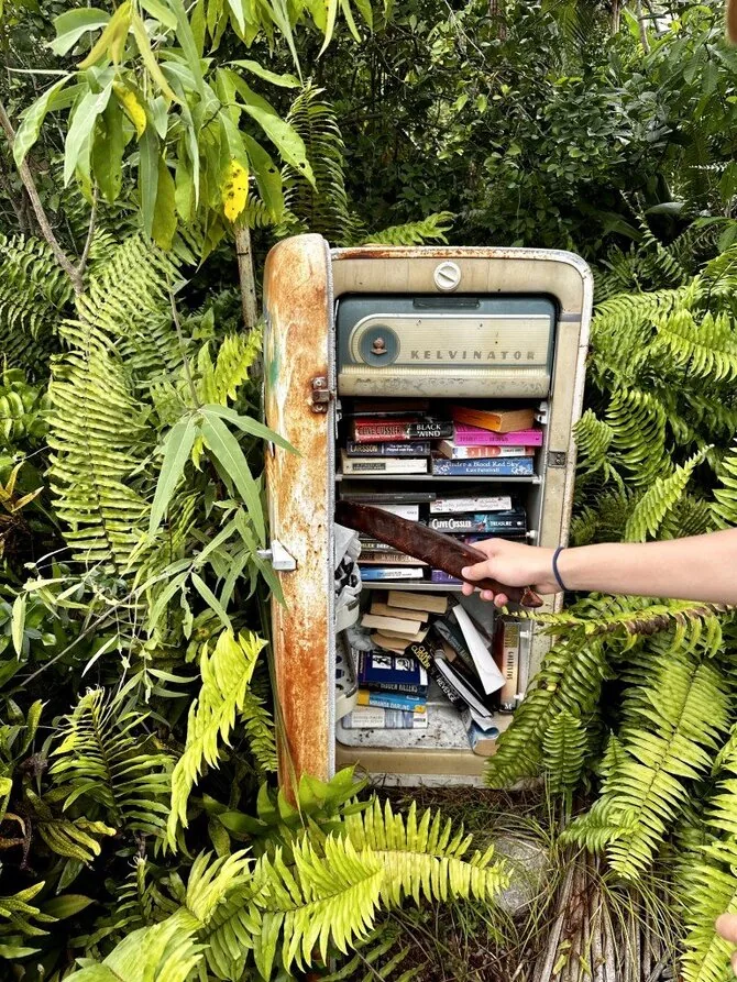 Personal archive photo./Mysterious book house on Magnetic Island, which is near the coast of Australia