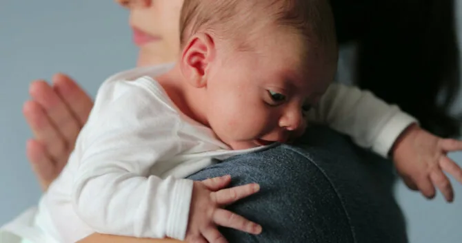 Shutterstock photo/Baby is sick