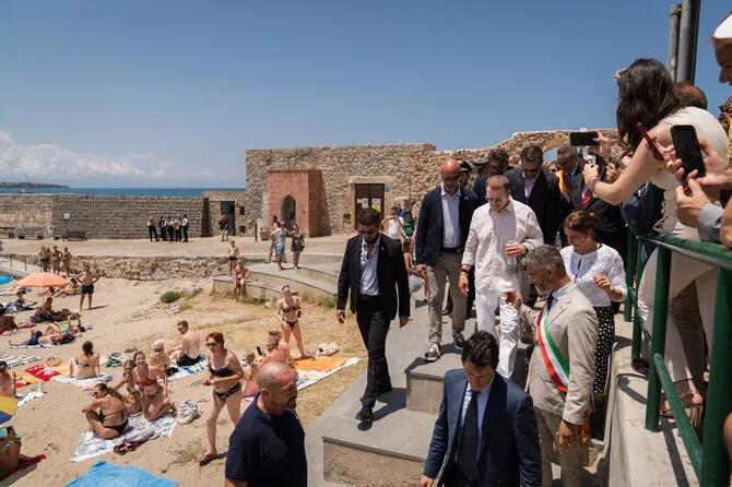 Gianni Cipriano/ „The New York Times“/Tilmanas Fertitta atvyko į Čefalu miestą