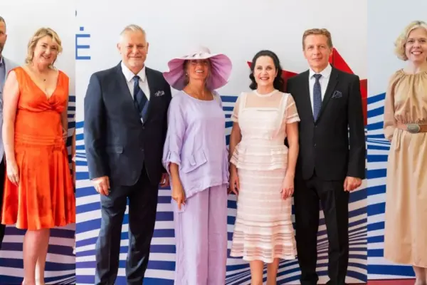 At the Sea Festival – a ceremonial highlight: the Mayor of Klaipėda invited VIP guests to a reception