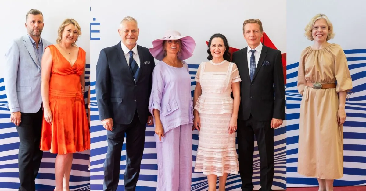 At the Sea Festival – a ceremonial highlight: the Mayor of Klaipėda invited VIP guests to a reception