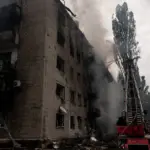 Russian air strike in Ukrainian Sloviansk: five people died