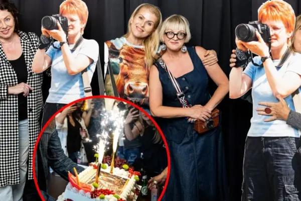 Greta Skaraitienė celebrated 30 years of creativity: at the "pearl wedding" – guests in jeans and the only cake of its kind