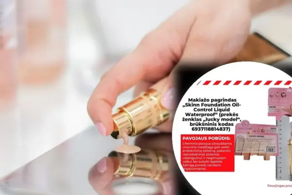 The supply of this cosmetic product to Lithuania is banned: may harm fertility