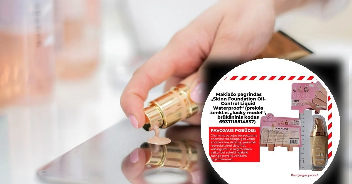 The supply of this cosmetic product to Lithuania is banned: may harm fertility