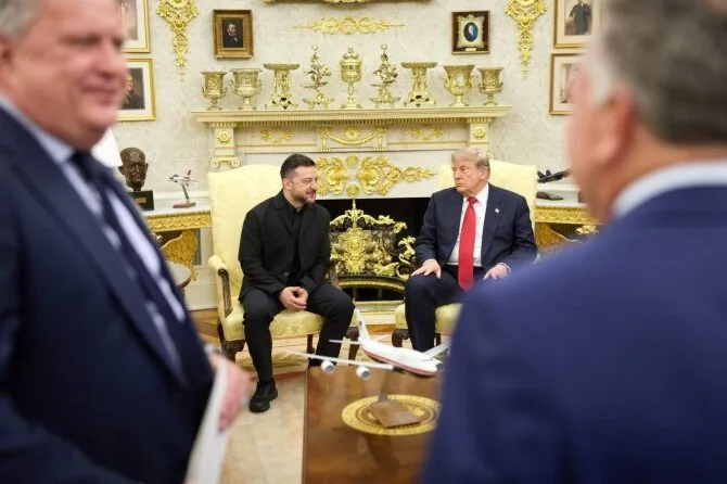 V.Zelensky's Telegram photo / Meeting of Volodymyr Zelensky and Donald Trump