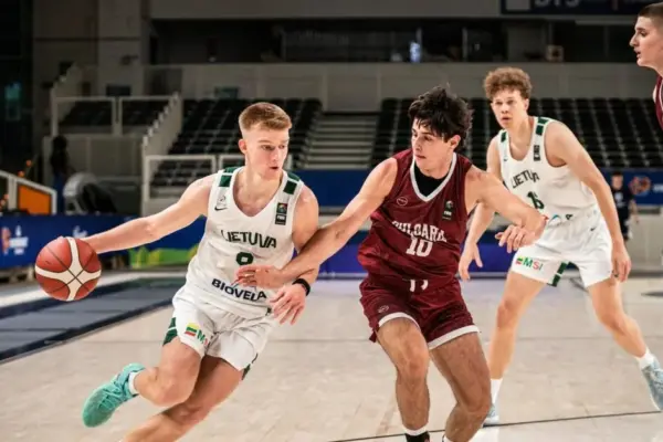 Lithuania's U18s overcame Bulgarians at the European Championship