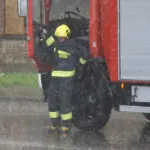 In Telšiai district, a residential house burned down: two people suffered burns