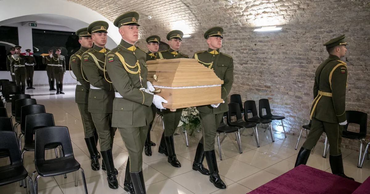In Rokiškis district – burial of the remains of 15 partisans and their relatives killed by Soviets