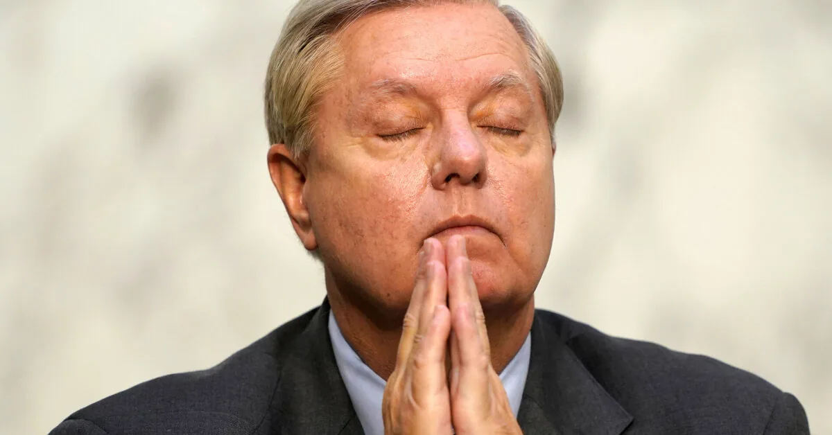 Last words of Lindsey Graham: "I can't die now"