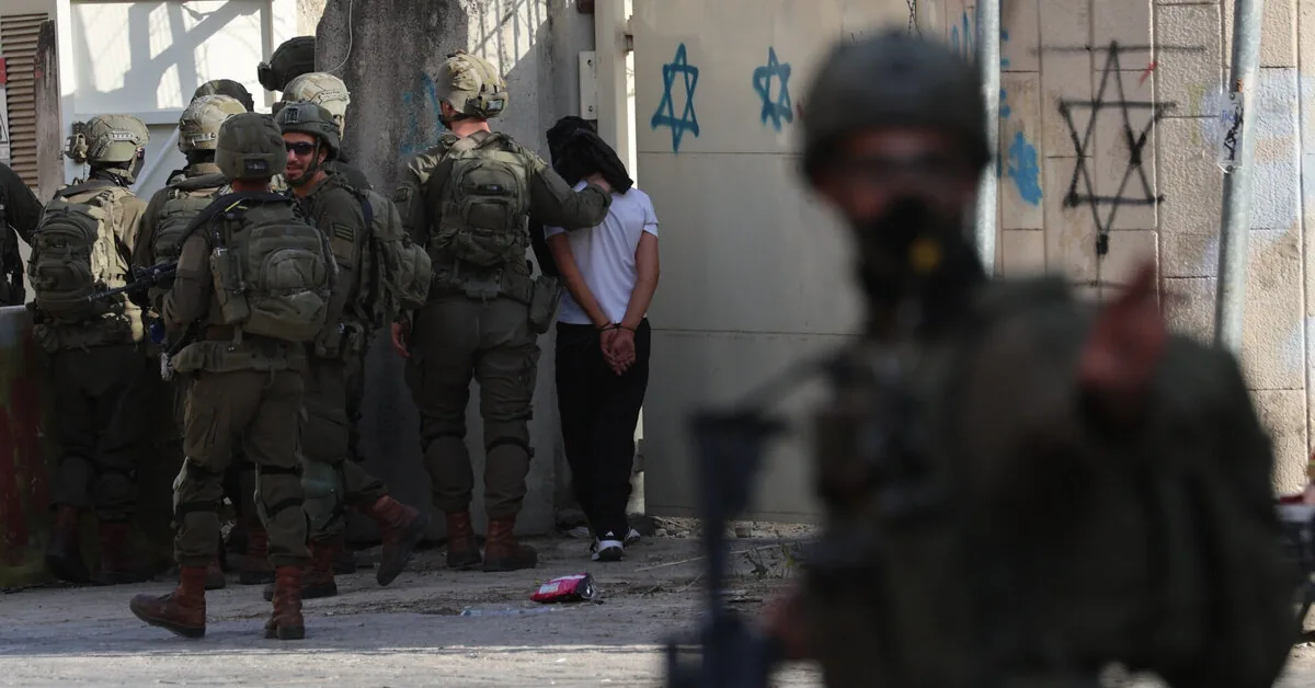 A violent clash erupted in the West Bank between Israelis and Palestinians