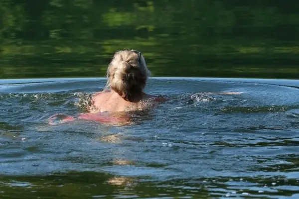 Swimming in the lake ended in fright for Ilona: "I could hardly hear anything with one ear"