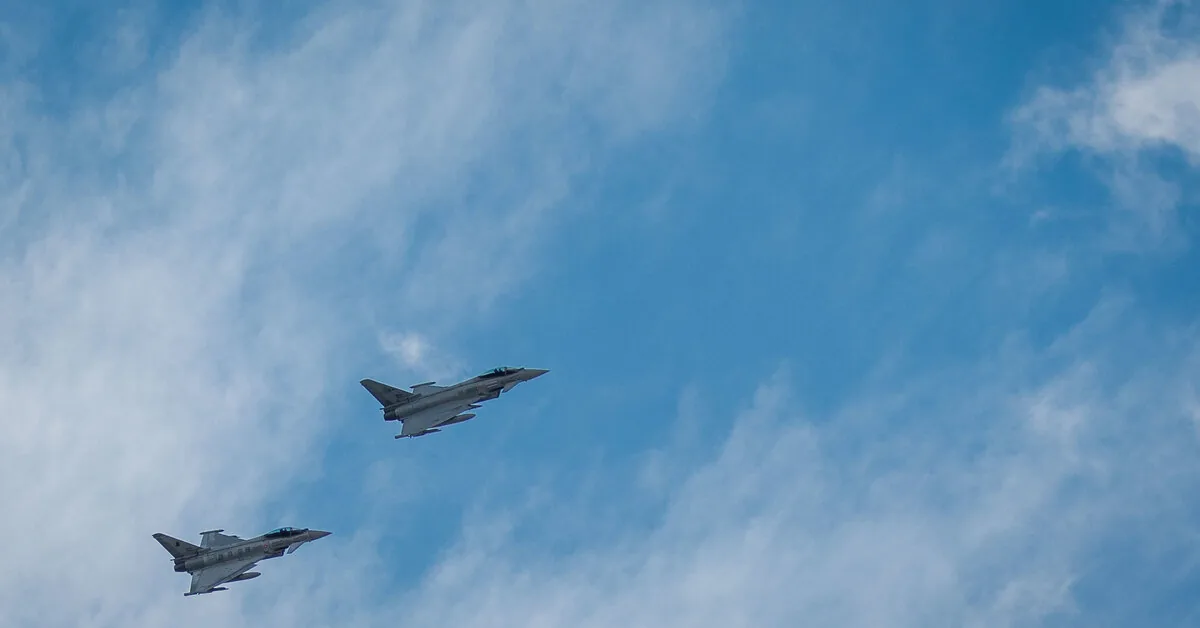 NATO fighters took off three times to escort Russian aircraft