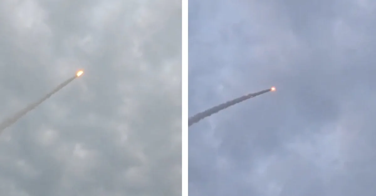 „Grožis“: Ukraine intrigued with images of a missile launched in an unknown direction