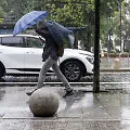 Rain washes Vilnius