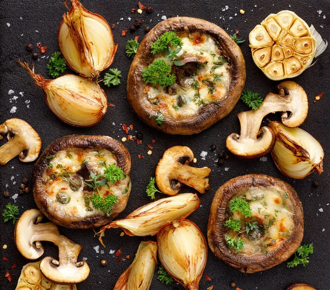 Shutterstock photo/Fried mushrooms