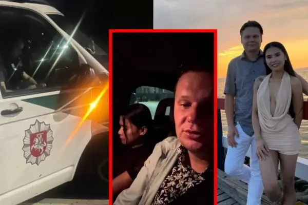 Police called for Gyčius Volkavičius and one of his three wives