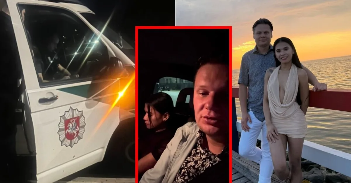 Police called for Gyčius Volkavičius and one of his three wives