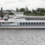 After almost two years of 'downtime', the Queen of Nemunas 'Raketa' sailed again to Nida