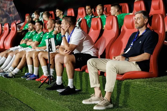 Elvio Žaldaris / fkzalgiris.lt photo./Andrius Skerla (right)