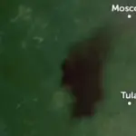 Impressive satellite images: after the attack in Ukraine, a trail of black smoke stretched over 450 kilometers in Russia