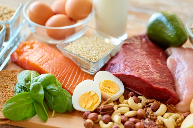 Shutterstock photo/Protein-rich food