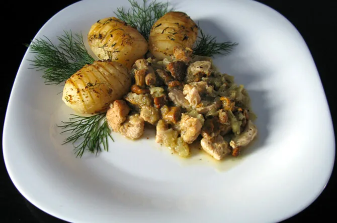 Chicken - chanterelle festive stew