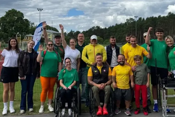 Historical start of Lithuanian para-athletes in Estonia