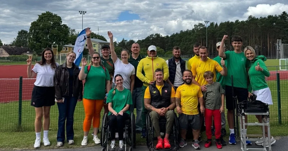 Historical start of Lithuanian para-athletes in Estonia