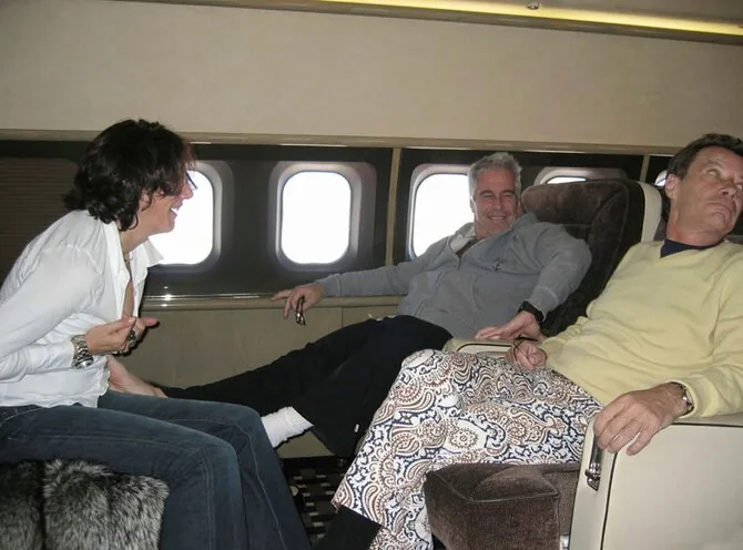 Vida Press photo/Jeffrey Epstein, Ghislaine Maxwell, Jean-Luc Brunel