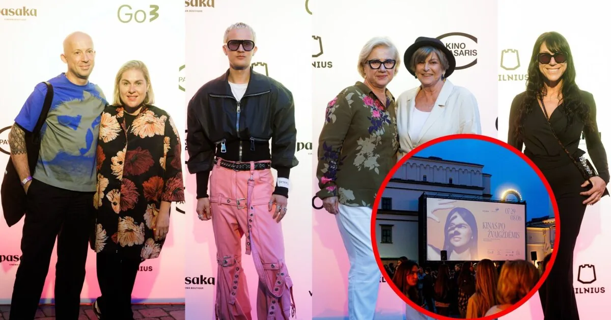 "Kinas po žvaigždėmis" opened in Vilnius: invited guests immersed in Italian passion and the charms of Alina Orlova