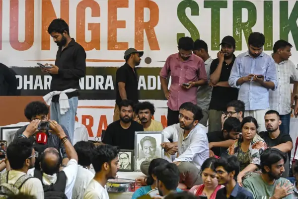 In India, police forcibly hospitalized a well-known activist of the "Cockroach Party" who organized a hunger strike