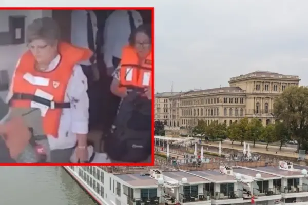 Due to record drought, a cruise ship got stuck in the Danube: 186 tourists had to be rescued