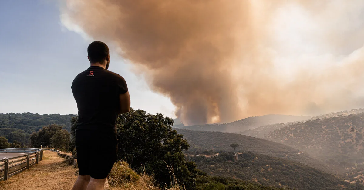 Spain declared a state of emergency in the Madrid region due to forest fires