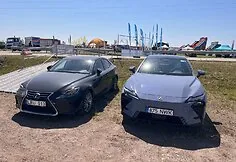 Electric Lexus ES at Palanga Aurum 1006 km race