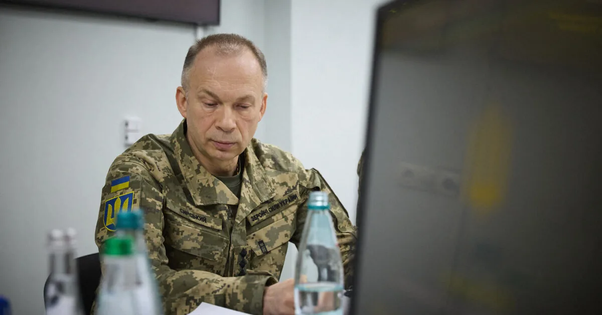 Oleksandr Syrskyi: I am handing over the offensive army to Mykhailo Drapatyi