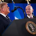 Donaldas Trumpas ir Gianni Infantino