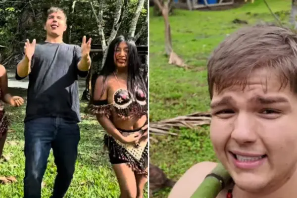 „They thought I was an organ trafficker”: incredible what a 23-year-old man experienced for love in the Amazon jungle